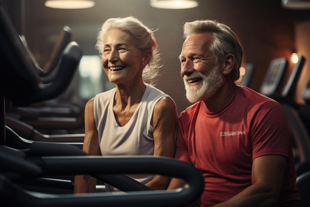 Retirees are involved in sports and fitness activities