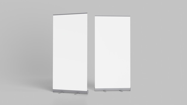 Foto retractable pullup banner mockup