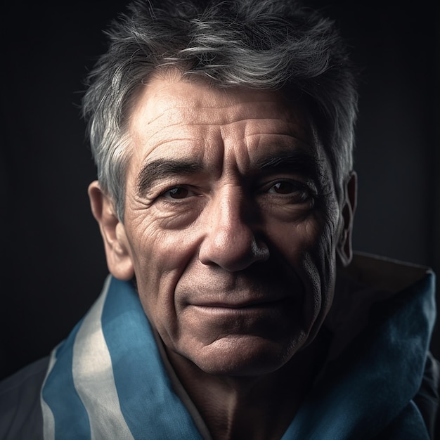 Retrato hombre argentino