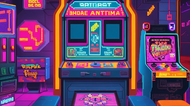 Foto retro arcade fun