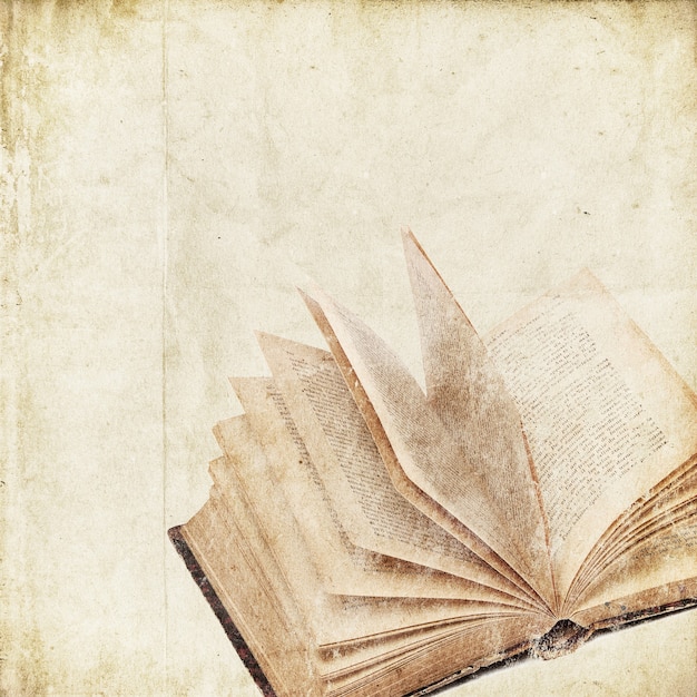 retro background with old book