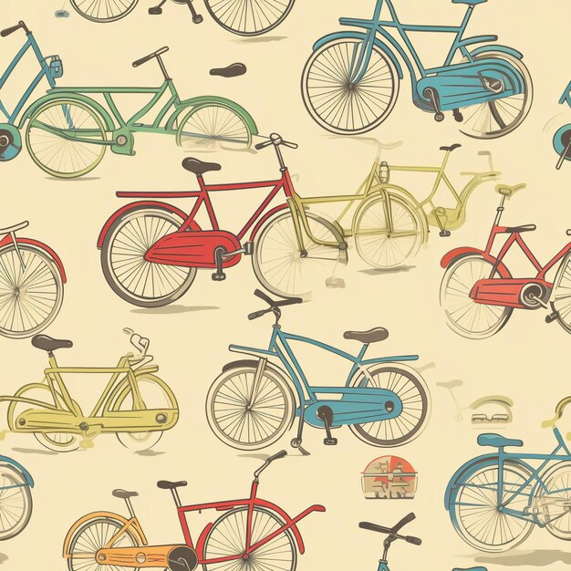 Photo retro bicycles