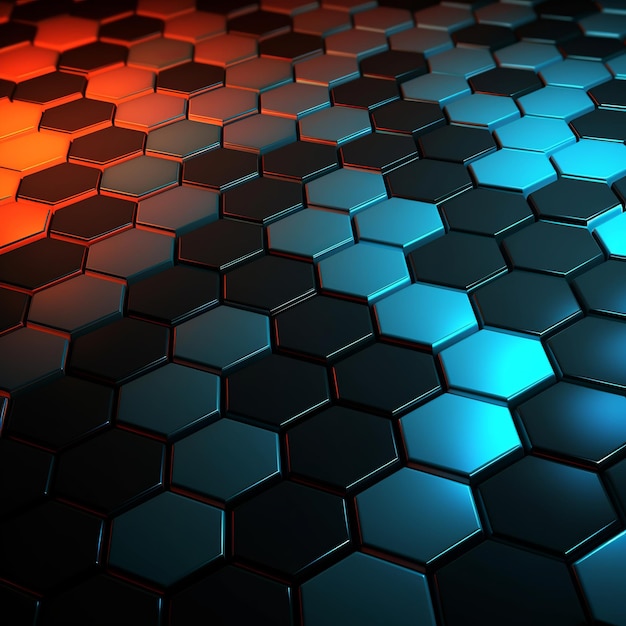 Retro Black honeycomb graphic wallpaper hexagon colorful great design for any purposes Generative Ai