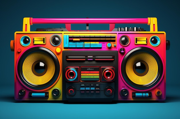 Retro Boombox Ai