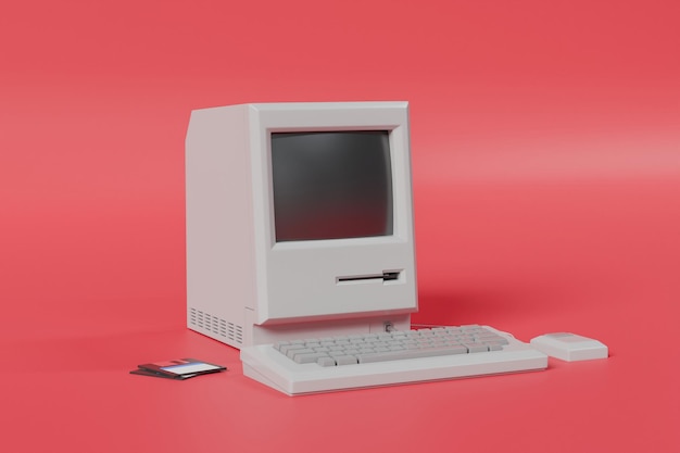 Retro bureaubladcomputer