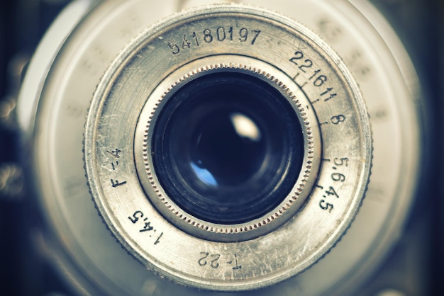 Retro camera lens