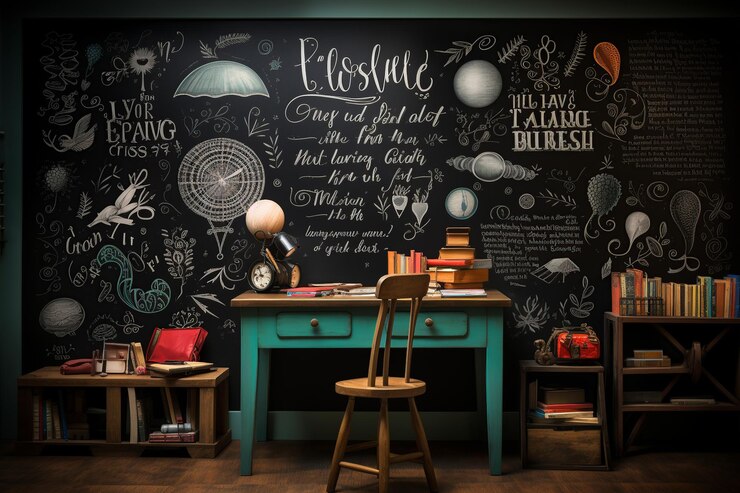 Photo retro_chalkboard_inspiration_illustrations