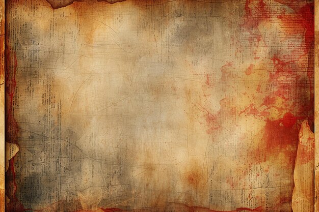 Retro Distress Weathered Grunge Paper Background for Artistic Projects