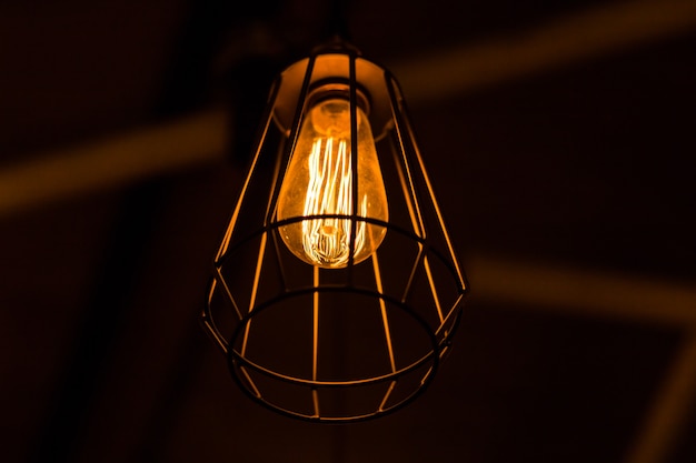 Retro edison gloeilamp decor