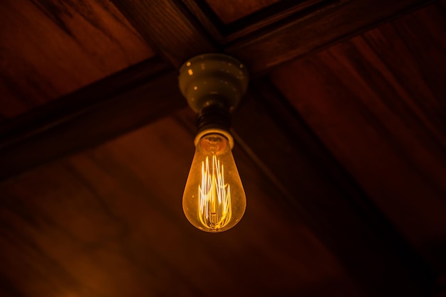 retro Edison light bulb decor