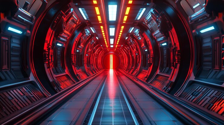 Photo retro futuristic