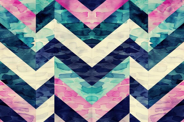 Retro Geometric Pattern Wallpaper Texture