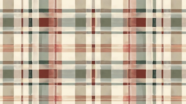 Retro Gingham Plaid Naadloos patroon Klassiek gekleurd check gingham ontwerp