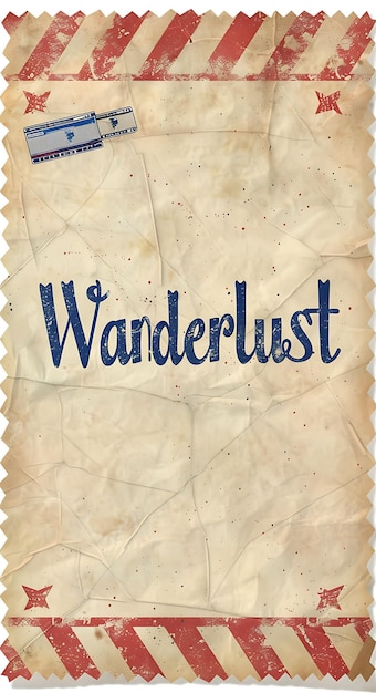 レトロに触発された旅行ポストカード 困ったのワンドイラスト ヴィンテージポストカード装飾