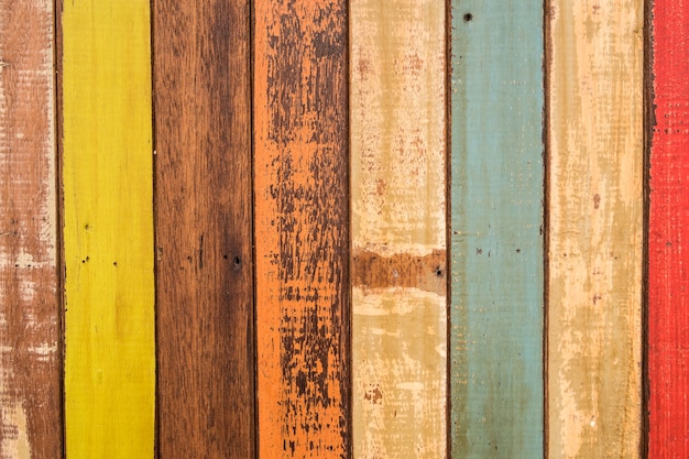 Photo retro painted wooden wall background