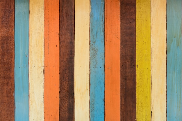 Photo retro painted wooden wall background