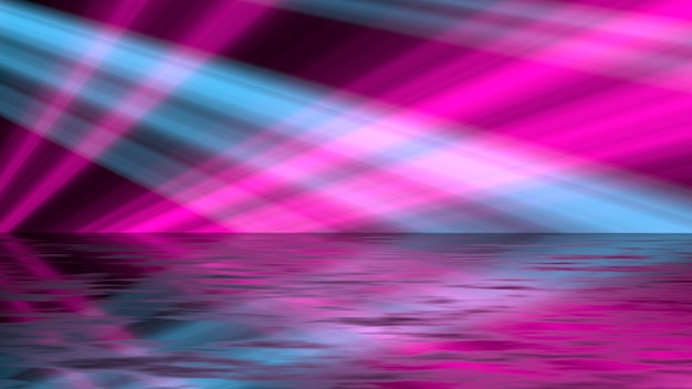 Photo retro pink and blue light  background