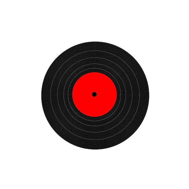 retro plate on a white background illustration
