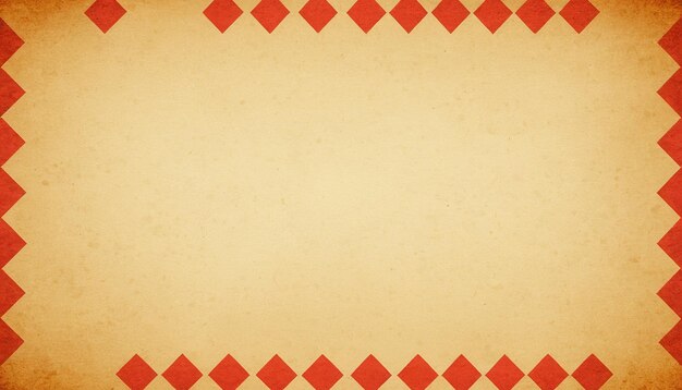 Retro Rhombus Background on Old Paper Texture