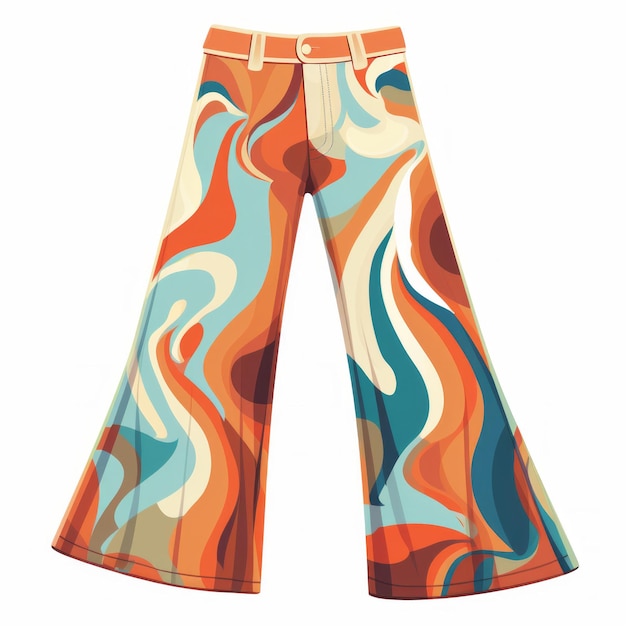 Retro Rock Bell Bottom Pants Vintage Inspired 70s Style