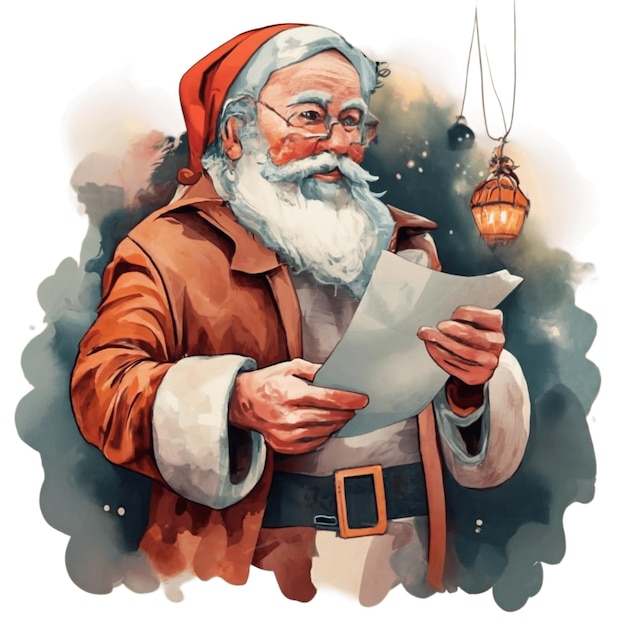 Retro Santa Claus Papai Noel retro
