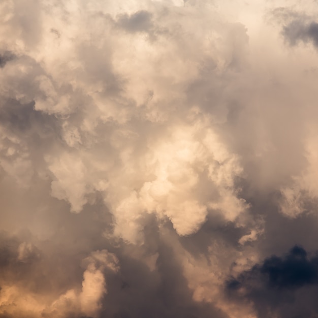 Retro storm clouds