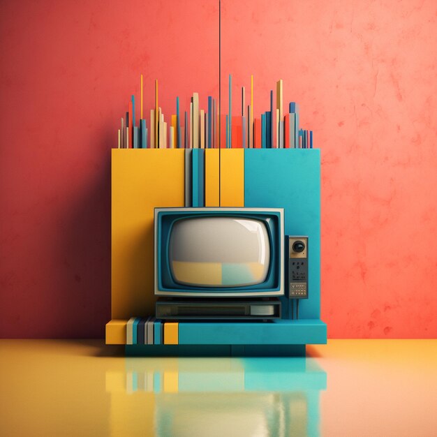 Photo retro television