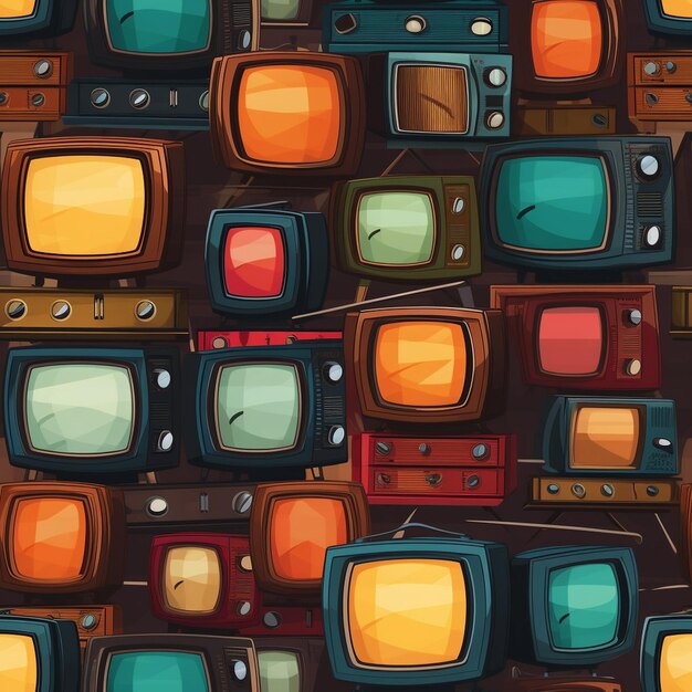 Photo retro televisions