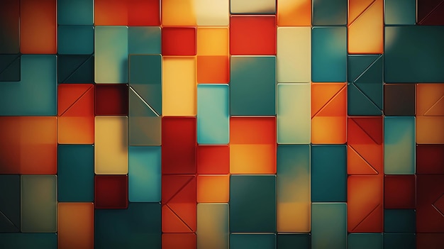 Retro Tiles background design