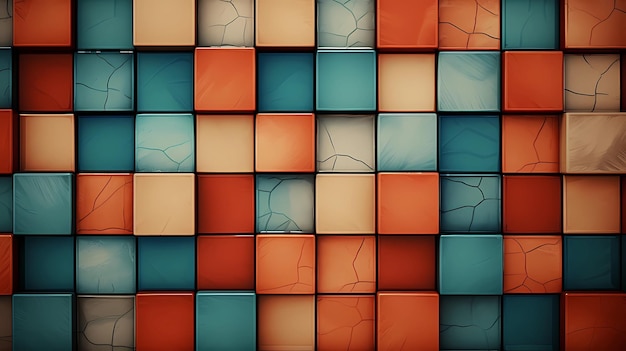 Retro Tiles background design