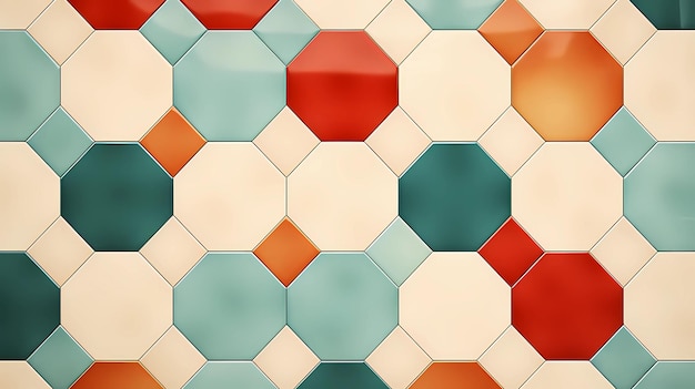 Retro Tiles background design