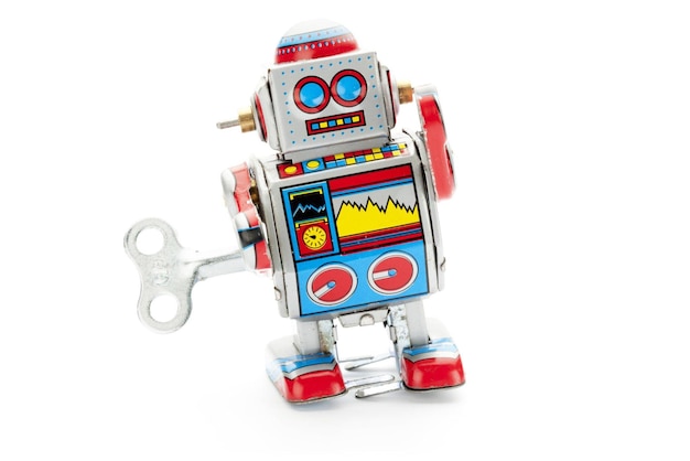 Photo retro tin toy robot