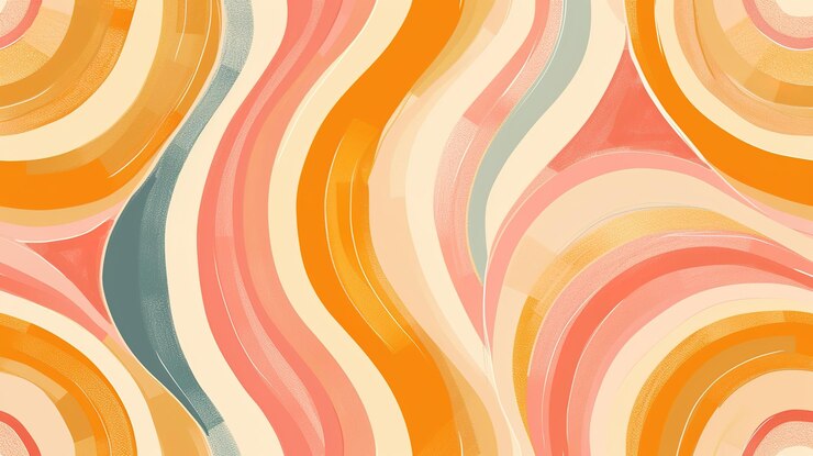 Foto retro vibe patroon behang