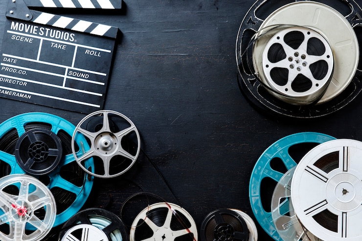 Photo retro video film rolls