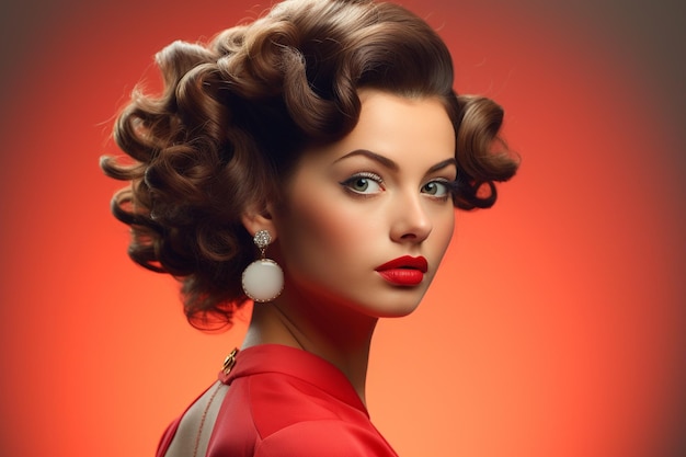 Premium Photo | Retro vintage hairstyles