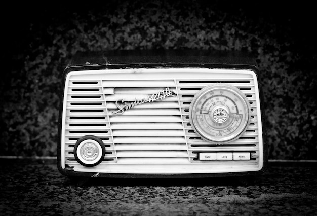 Foto retro vintage oude radio nostalgie object foto