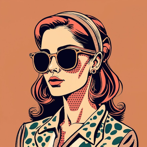 Foto retro vintage stijl gebruikers avatar