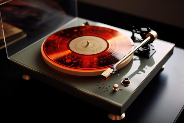 Retro vinyl player