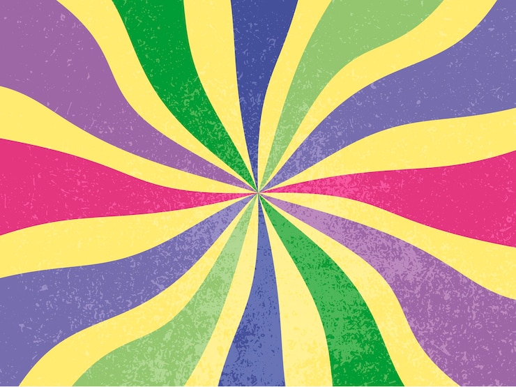 Foto retro werveling geometrische achtergrond