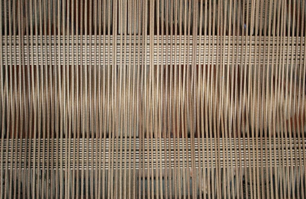 Retro woven wood rattan background