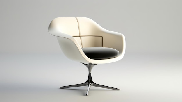 Retrofuturistic Spaceinspired Chair With Midcentury Modern Ae