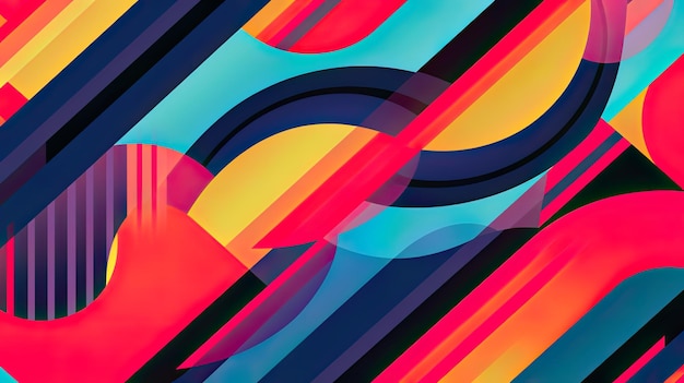 Retroinspired risoprint background reimagined with a modern twist and vibrant hues