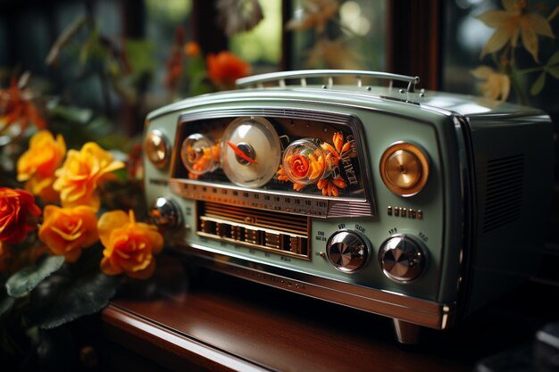 Foto una radio retrostile