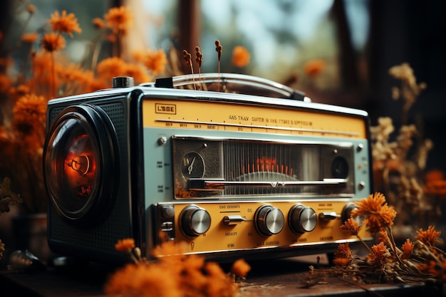 Foto una radio retrostile