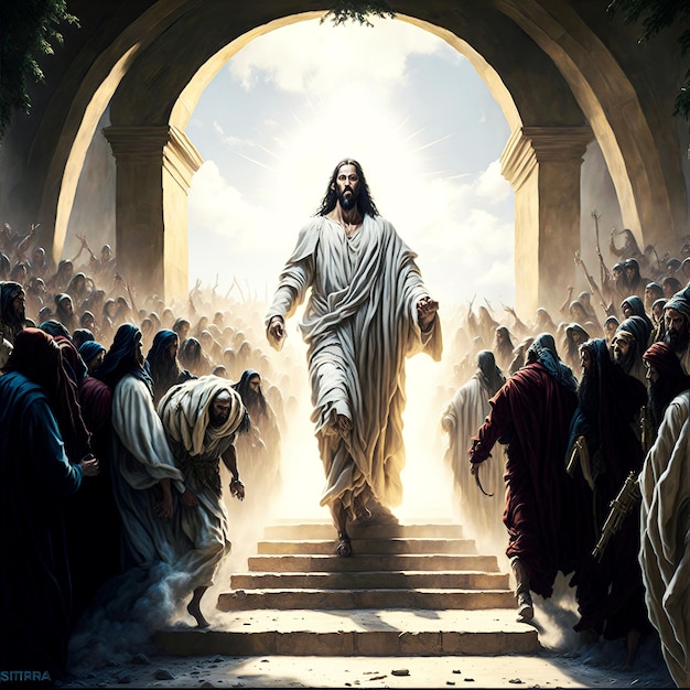 THE RETURN OF THE MESSIAH BY THE STAIRS OF HEAVEN