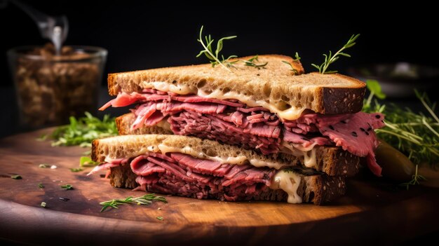 Photo reuben sandwich