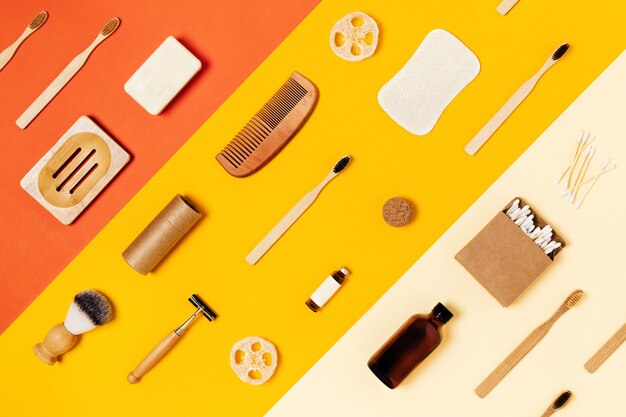 reusable accessories on color.