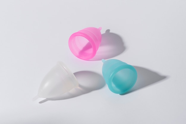 Photo reusable menstrual cup product