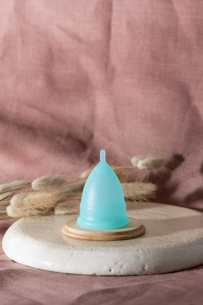 Photo reusable menstrual cup product