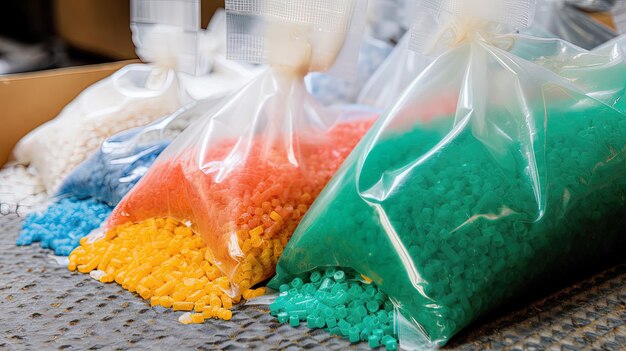 写真 再利用可能なプラスチックのコンセプト